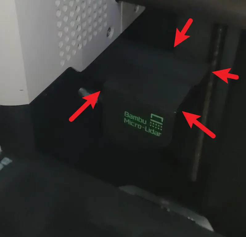 Micro Lidar-skallen efter korrekt montering - ingen huller eller fejljustering