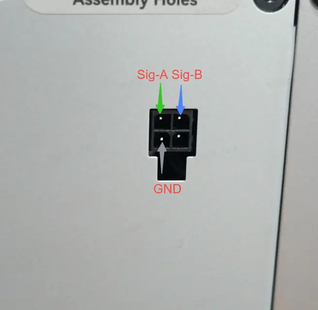 Måling af modstand på printerens 4Pin-port - billede 1