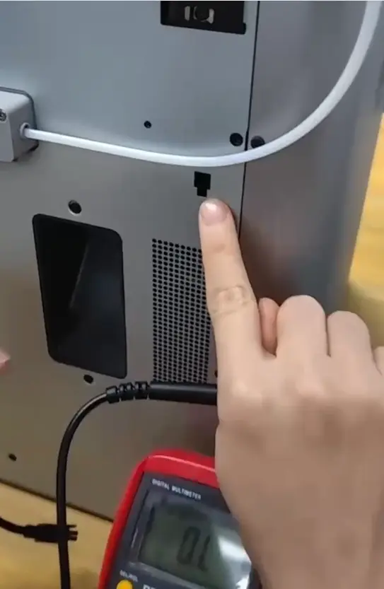 Måling af modstand på printerens 4Pin-port - billede 2