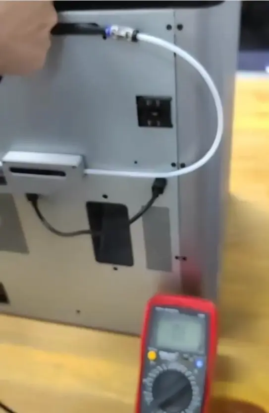 Måling af modstand på 6Pin-kabel tilsluttet buffer - billede 2
