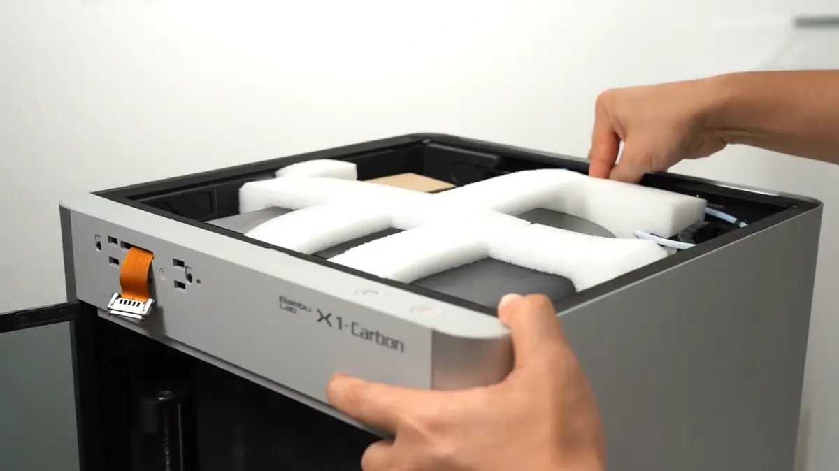 Placer ekstra buildplade i printeren