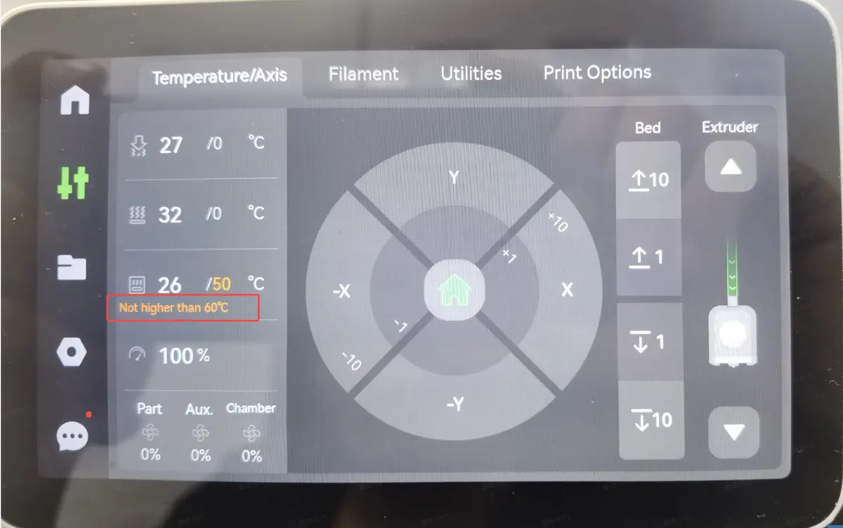 Indstilling over 60 grader træder ikke i kraft
