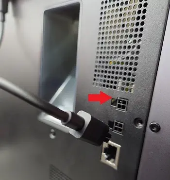 Tilslutning af 4-bens Bambu bus-kabel i korrekt retning