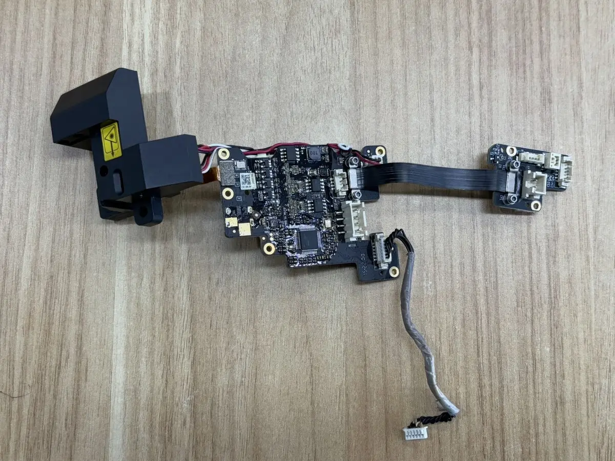Micro lidar og TH-kort samlet