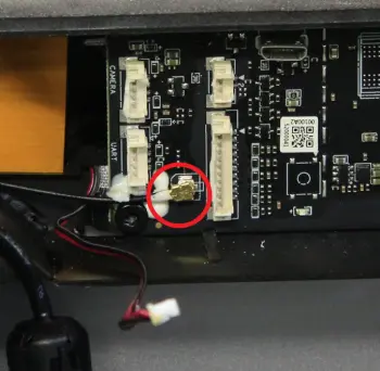 Wifi-antennen tilsluttes AP-kortet