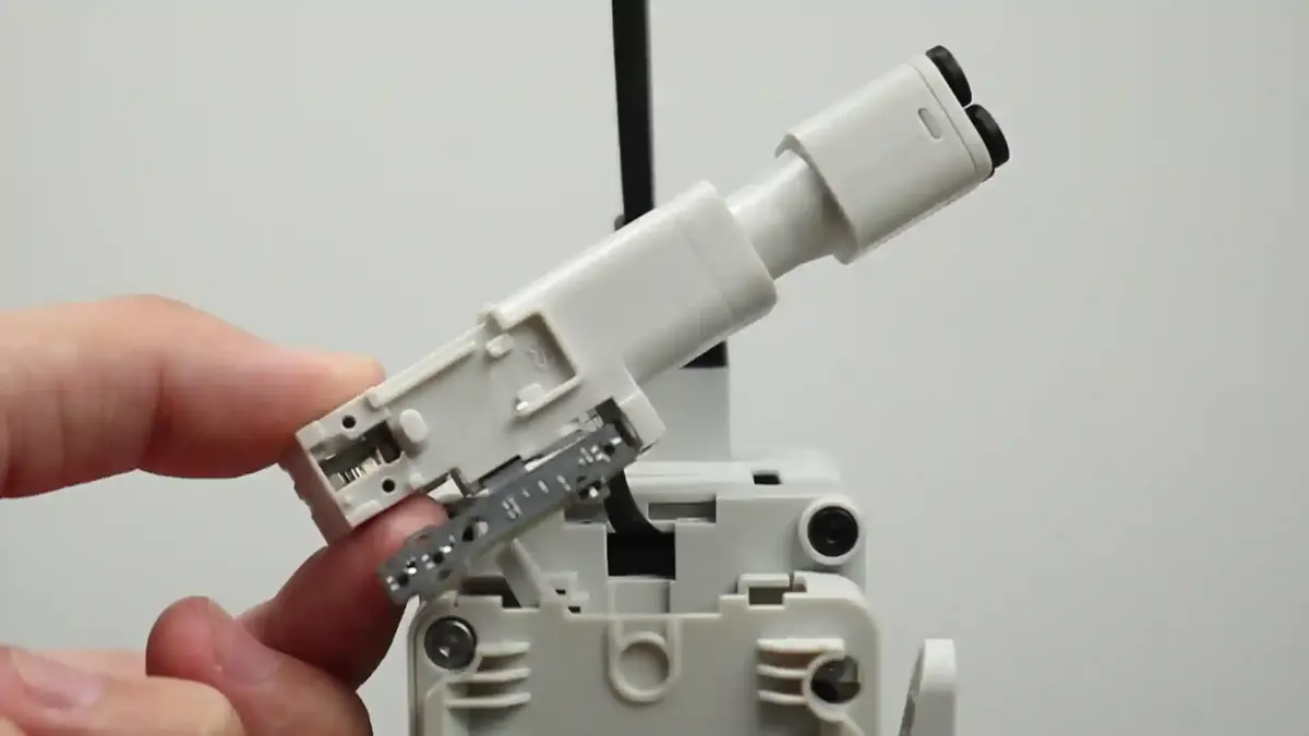 Test magnetens bevægelse ved at indfore filament