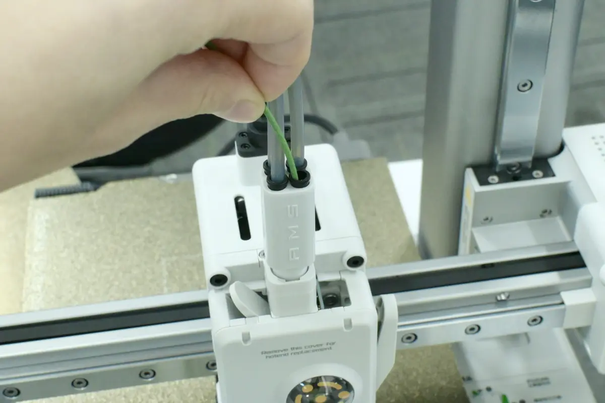 Manuel indlæsning af filament pa A1