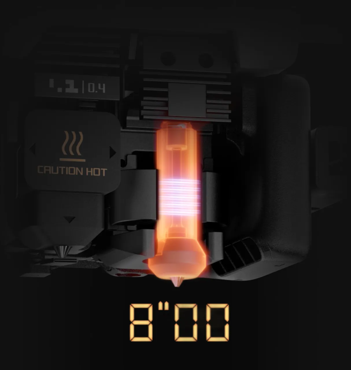 Bambu Lab H2C Laser Full Combo 10W - Induktionsopvarmning
