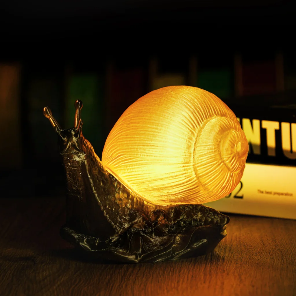 PETG Translucent: snegle-lampe