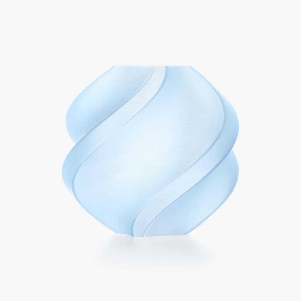 Bambu Lab PLA Translucent: klar blå