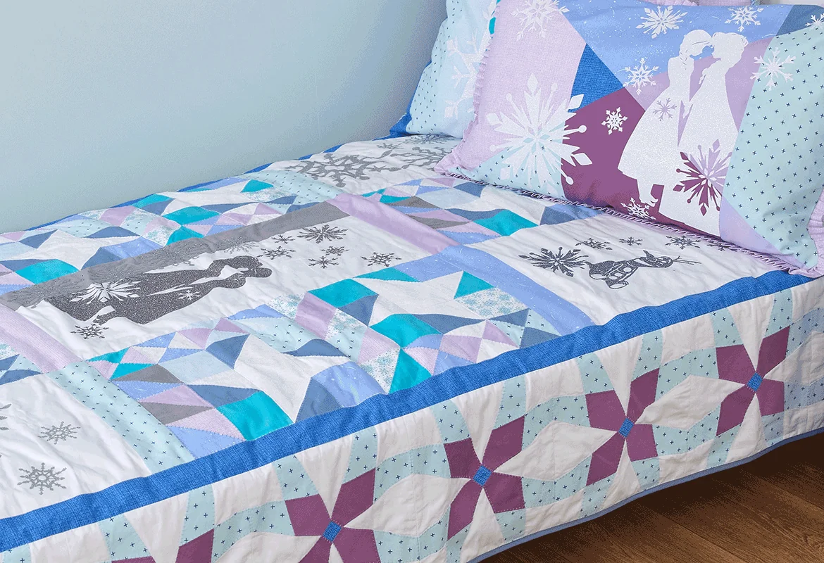 Frost-quilt i patchwork