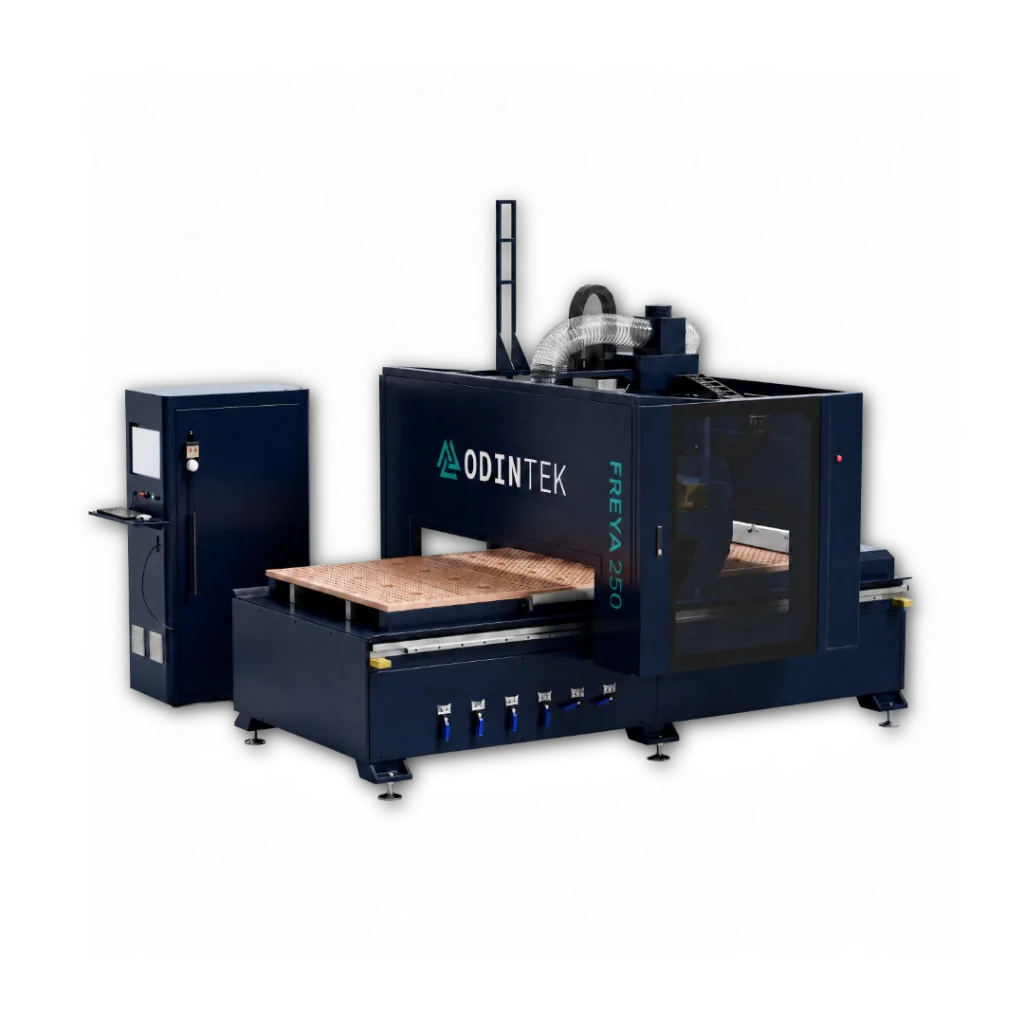 ODINTEK FREYA 250 CNC-fræser set i trekvart vinkel