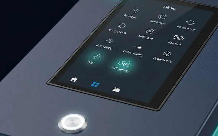 Touchpanel på THOR 140