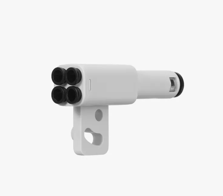 PTFE-adapter til forbindelse af flere indføringsslanger