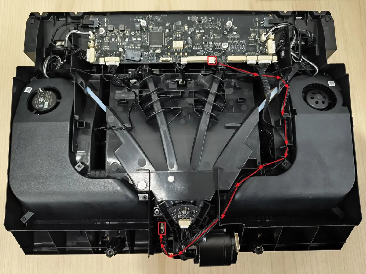 Odometerkablets forbindelser afbrydes