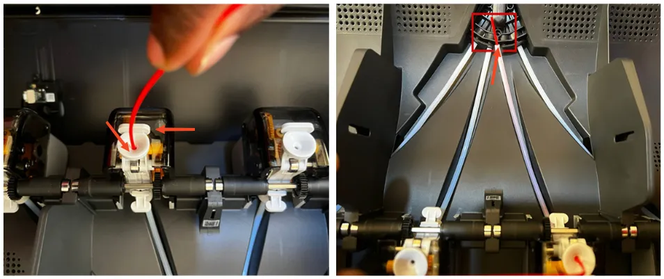 Filament knækket i PTFE-slangen på AMS 2 Pro