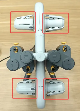 Roterende spoleholder med spole