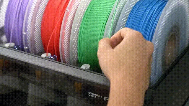 Forindlæsning af filament i AMS