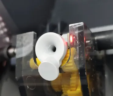 Feederens LED lyser konstant rødt ved knækket filament i den interne hub