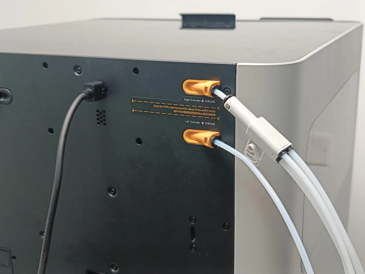 Udvidelsesport til PTFE-slanger med 4-i-1 adapter
