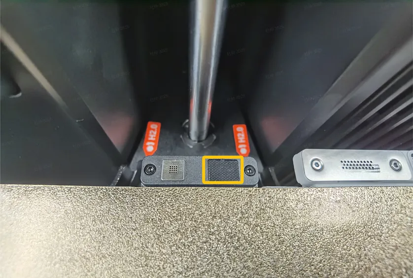 Sensor til kalibrering af dyse-offset