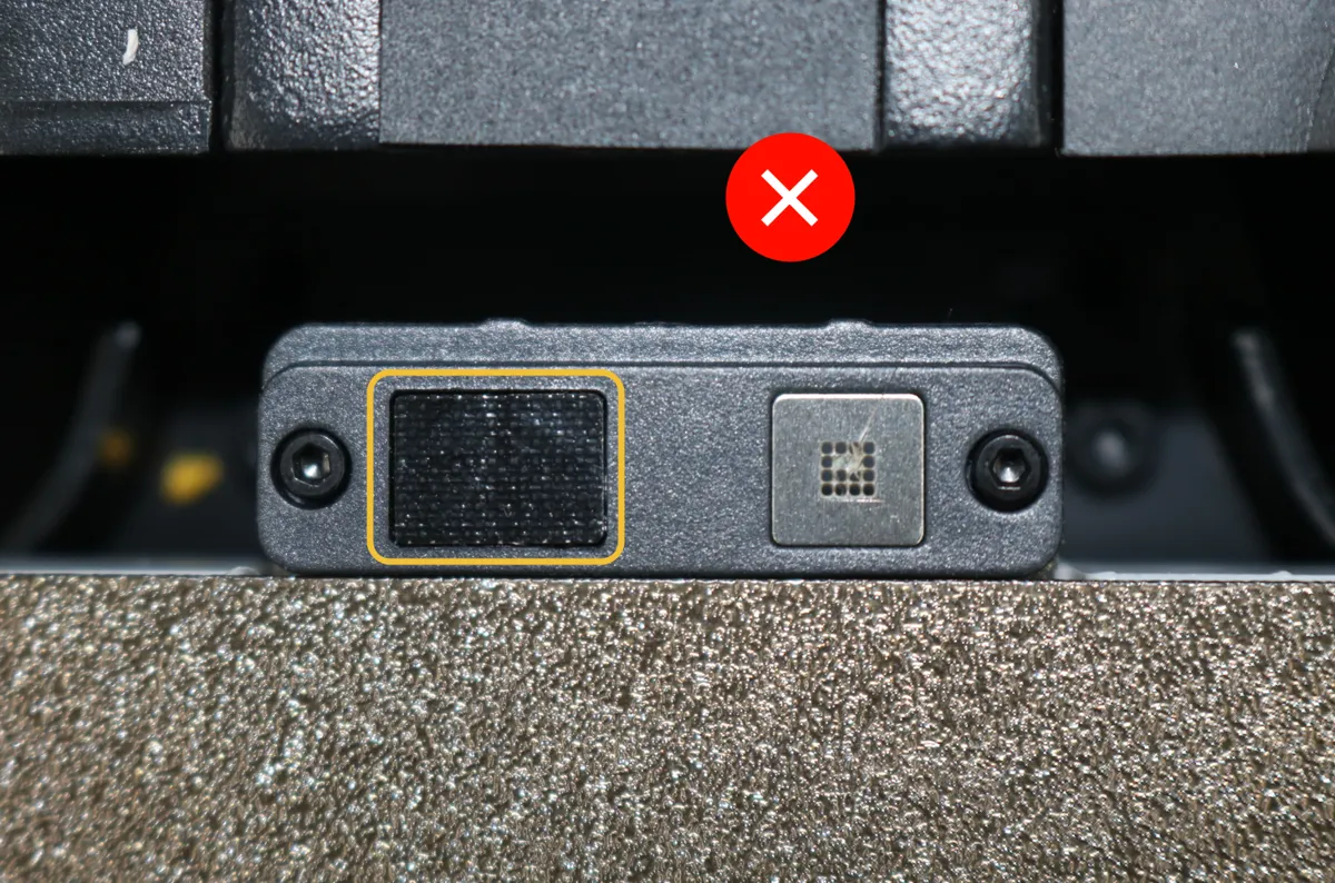 Korrekt retning af nozzle-offset-sensor på H2D