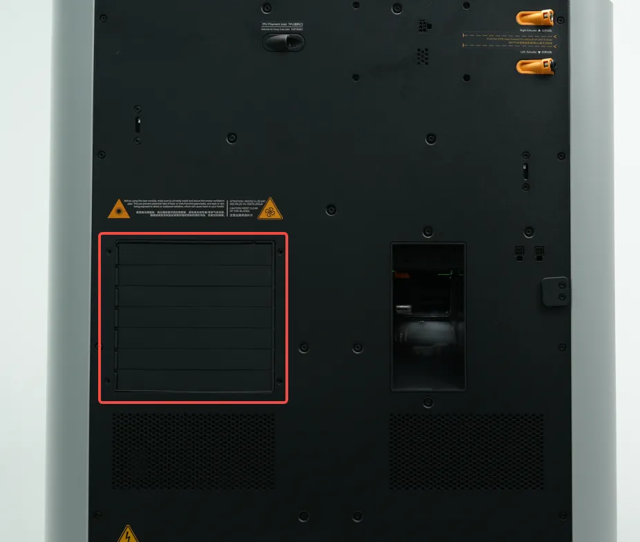 Filteromskifterklap lukket position