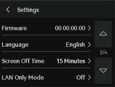 Kontrol af firmwareversion i indstillinger