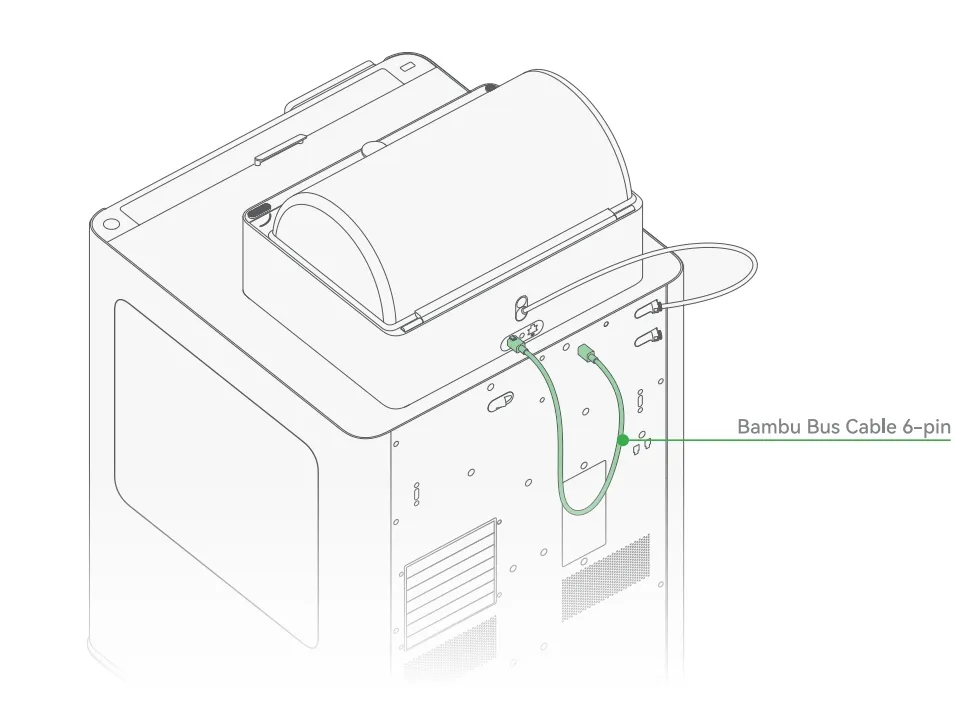6-pin bus-kabel til H2-serien