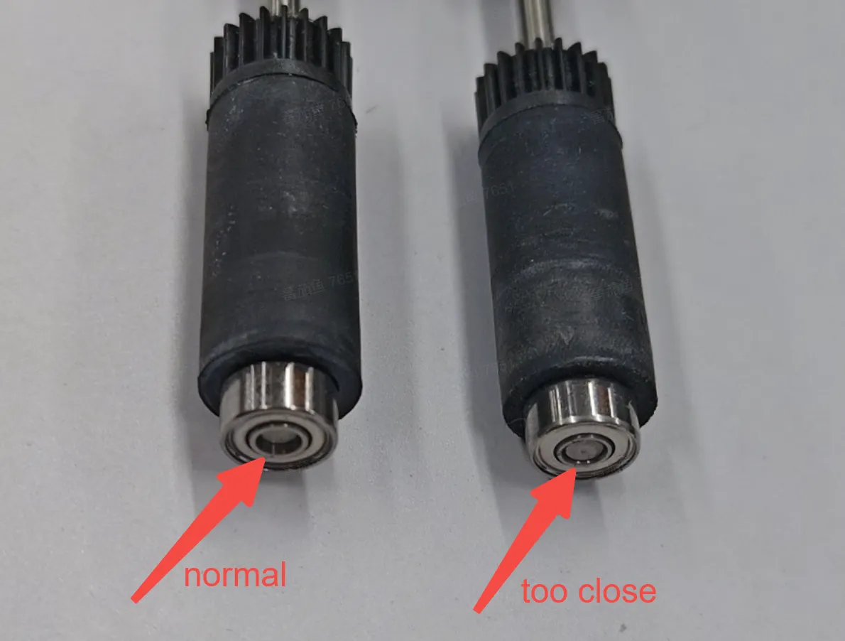 Test af modstand i AMS Active Support Shaft Assembly