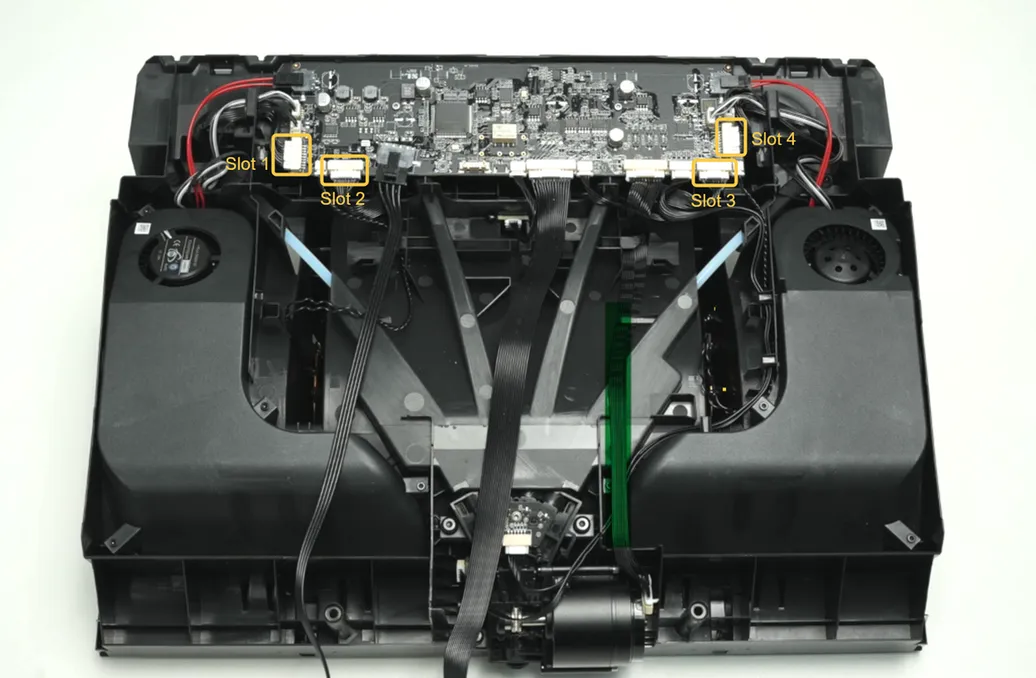 Kontrol af feeder-enhedens FPC-forbindelse