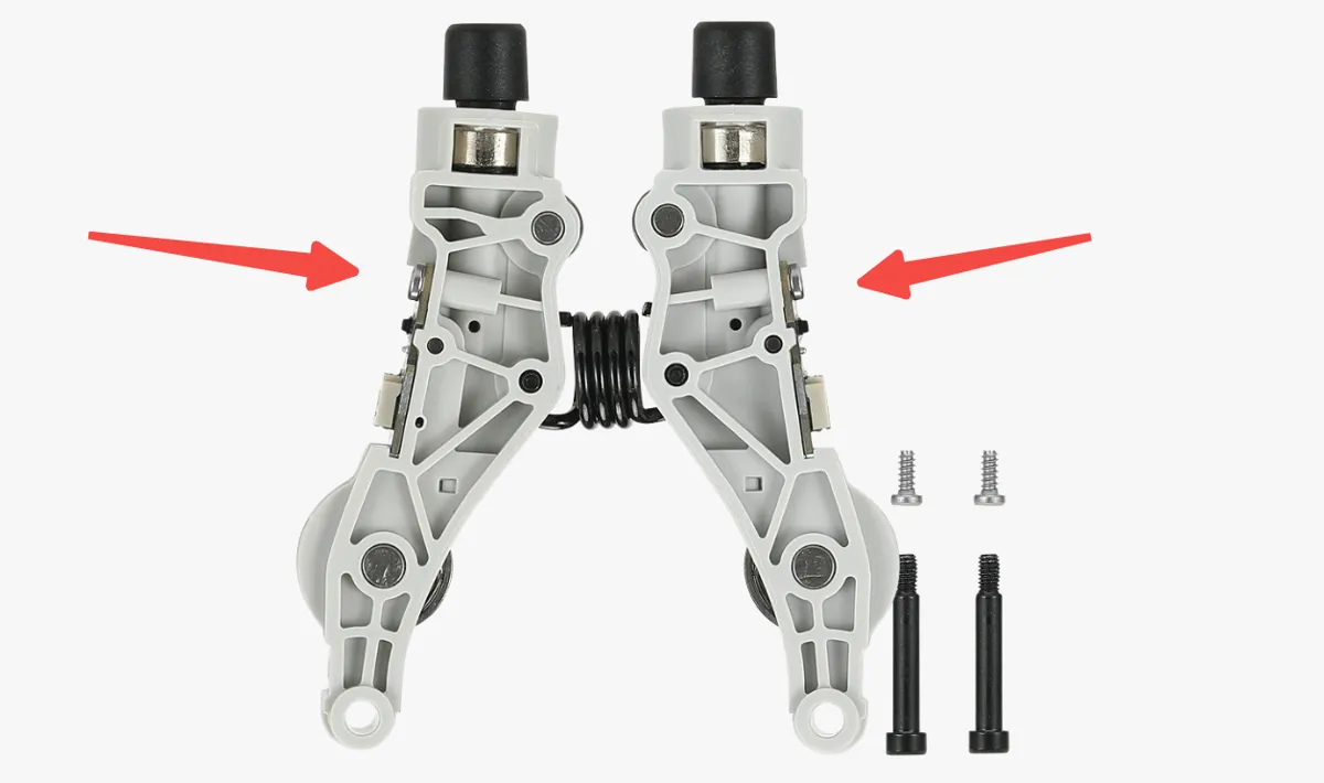 Placering af magnet og Hall-sensor