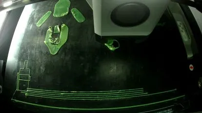 Kontrol af foerste lag med det blotte oeje