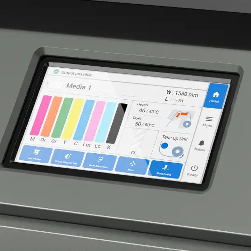 Roland TrueVIS XG-640 touchpanel