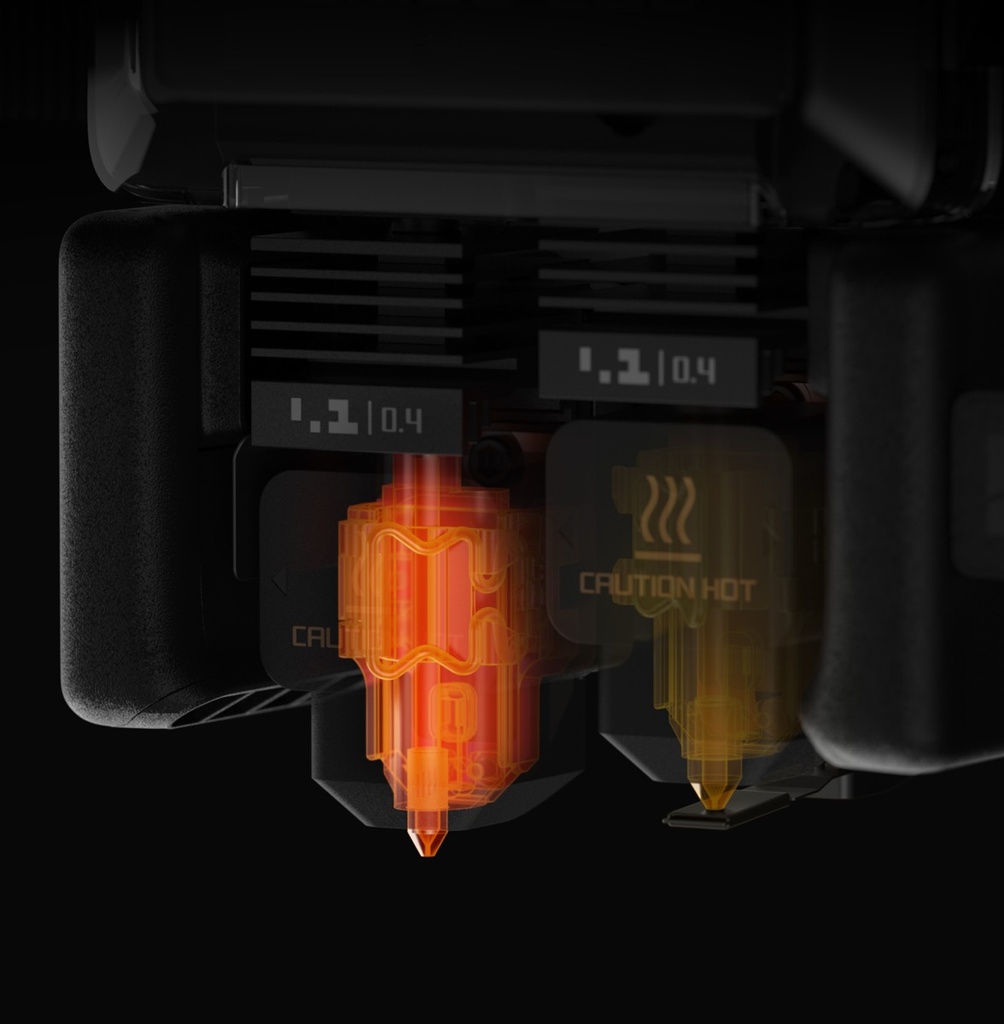 Bambu Lab H2D Combo - Dual-nozzle, gjort tilgængeligt