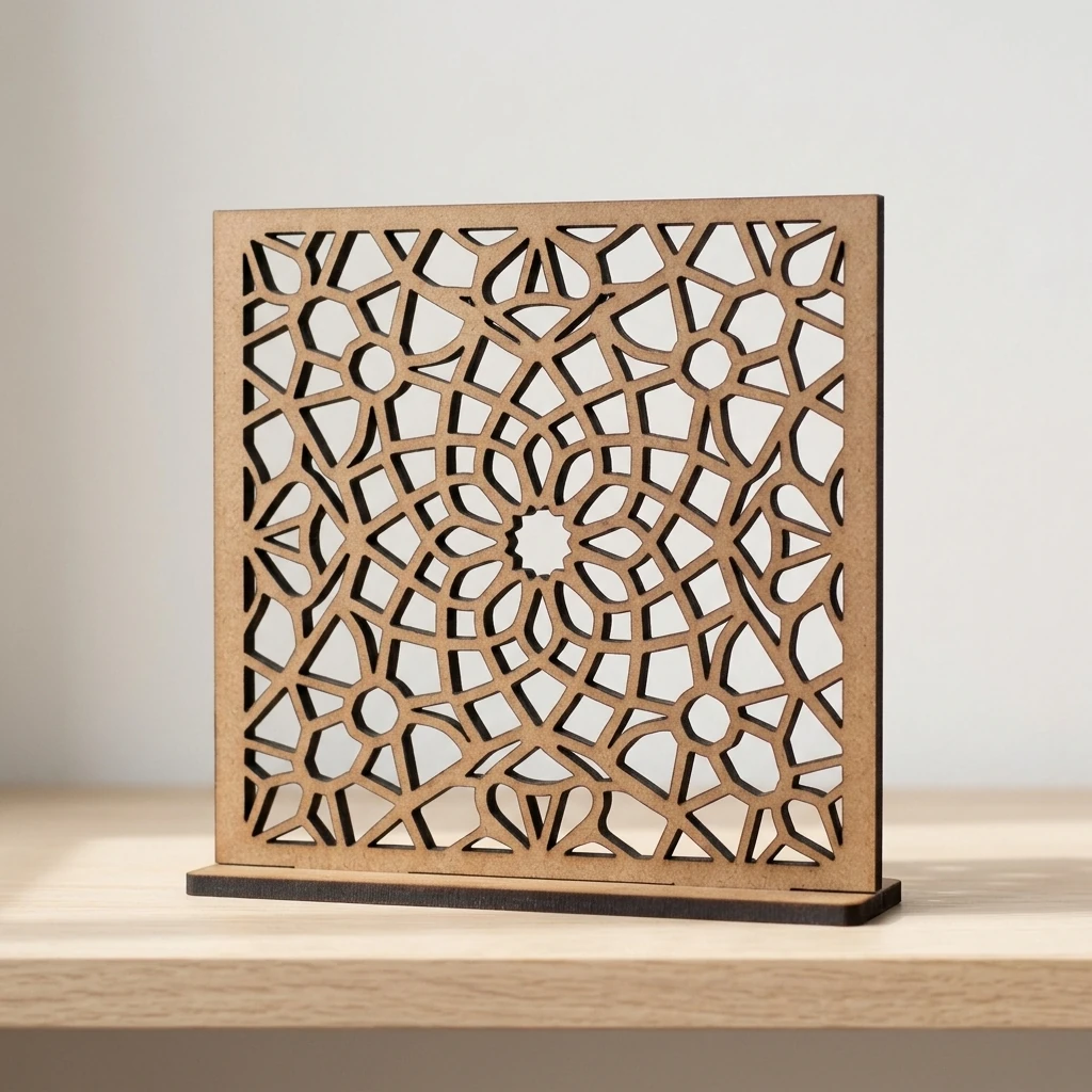 Geometriske ornamenter i MDF 6 mm