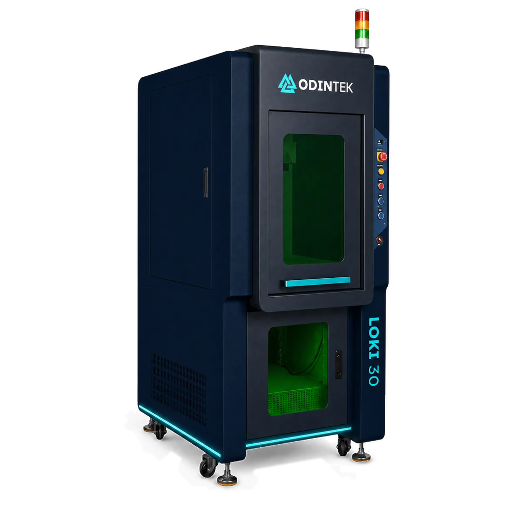 ODINTEK LOKI 30 fiber galvo laser - skråt forfra