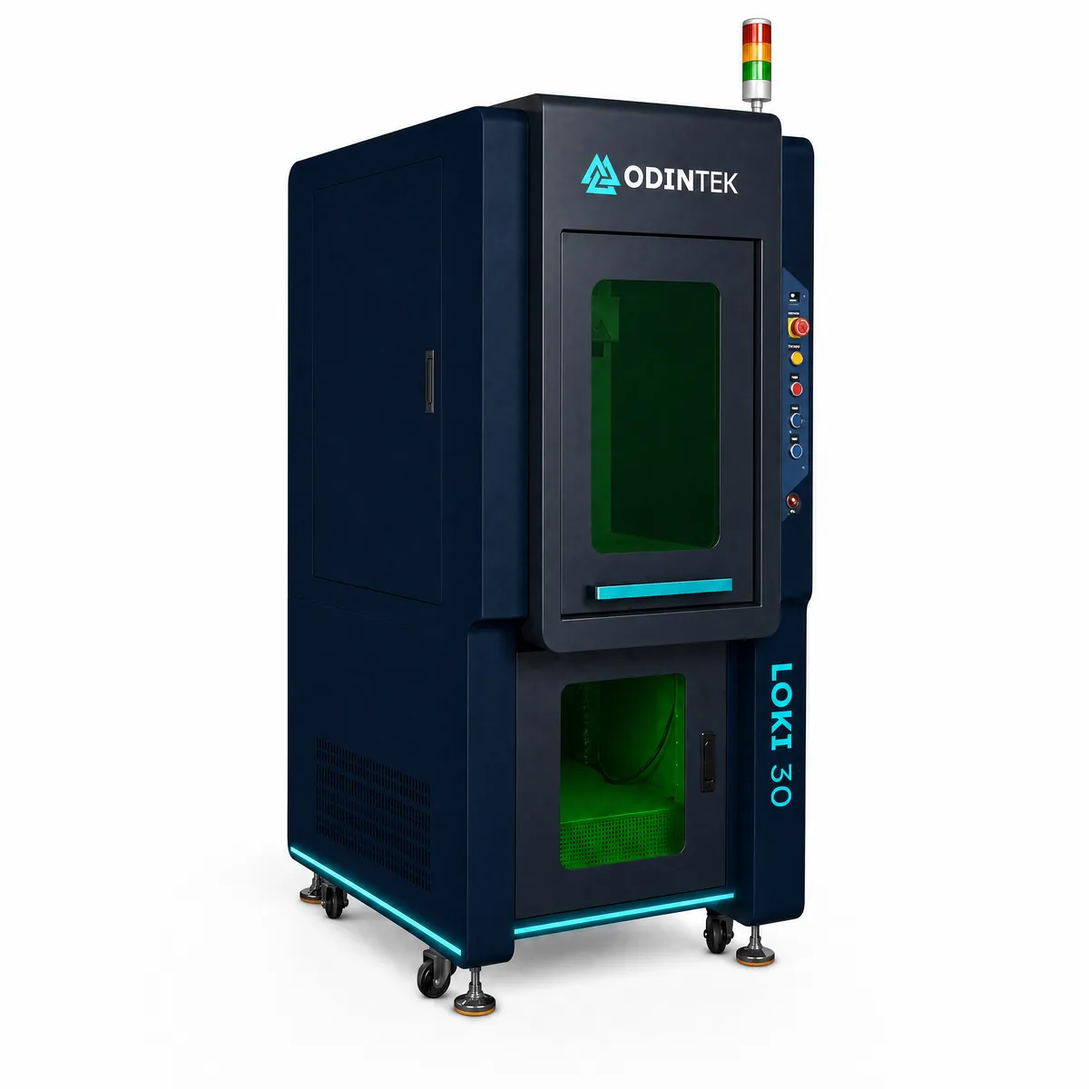 ODINTEK LOKI 30 fiber galvo laser - skråt forfra
