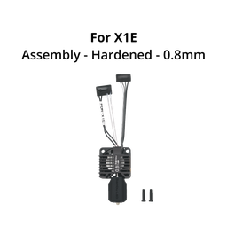 Bambu Lab - Complete hotend assembly with hardened steel nozzle -0.8mm