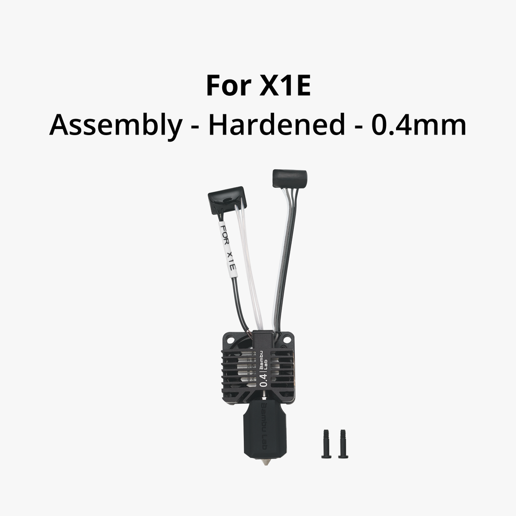 Bambu Lab - Complete hotend assembly with hardened steel nozzle -0.4mm