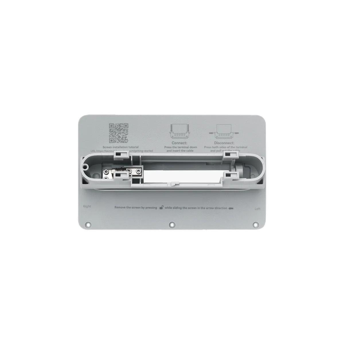 [DIS004] Bambu Lab - Display Rear Housing with Hinge (X1 Series)