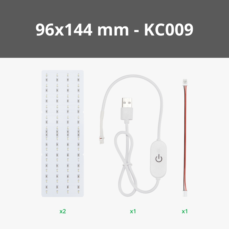 [5739] Bambu Lab - Lithophane LED Backlight Board Kit (2PCS) - KC009