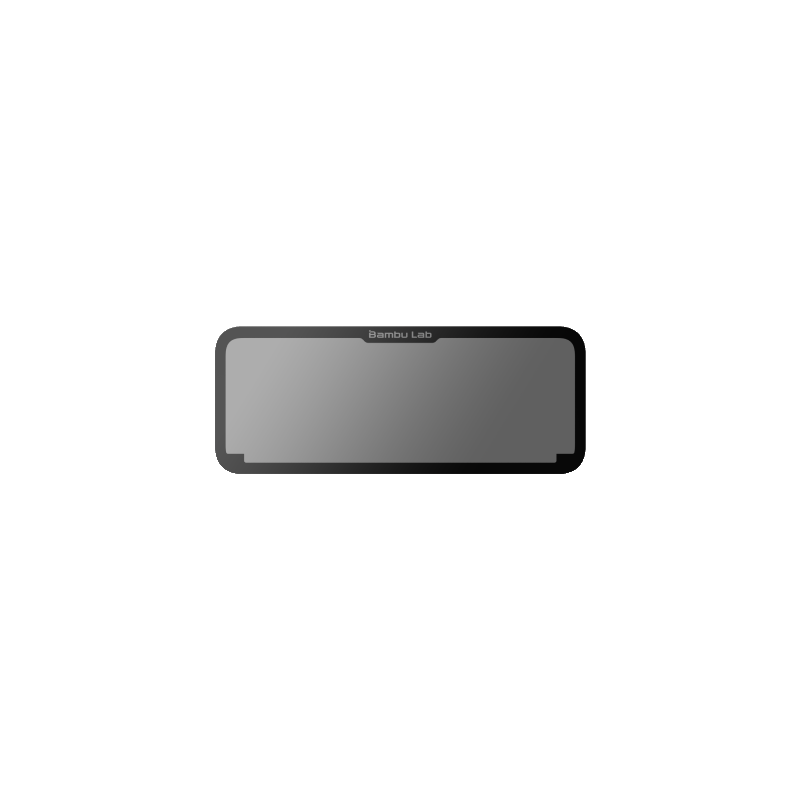 [FAS041] Bambu Lab - Sideglas venstre H2CC H2D