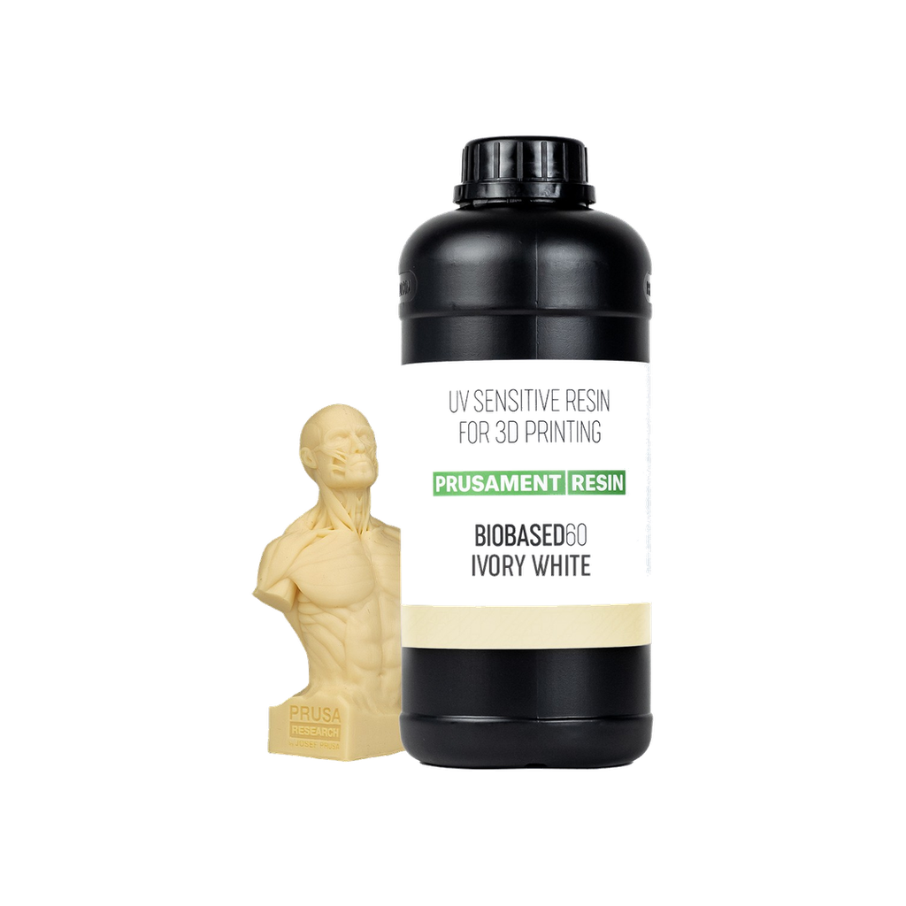 [1571] Prusament Resin BioBased60 - 1 kg (Ivory White Resin BioBased60 1kg)
