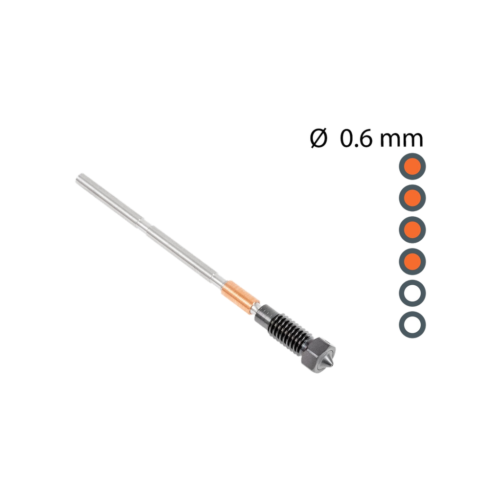 ObXidian-dyse 0,6 mm til Prusa XL