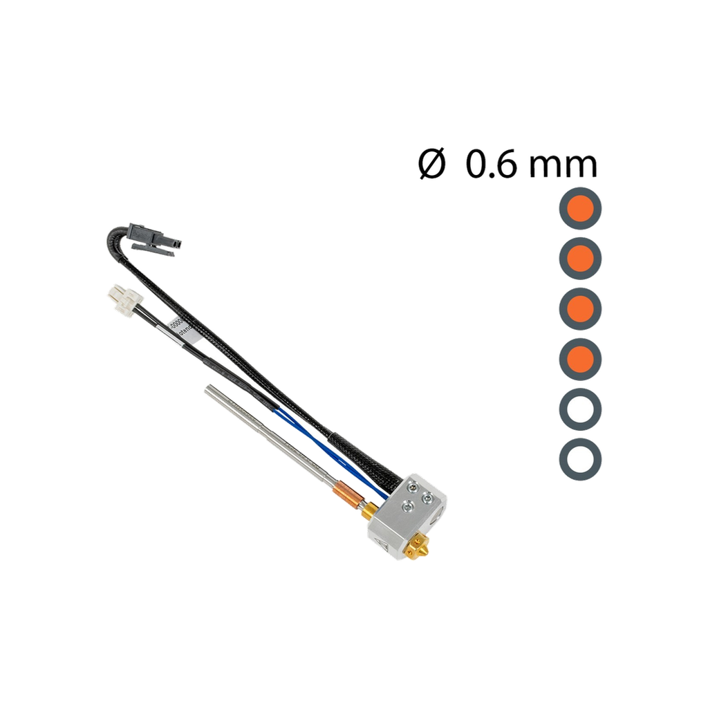 [1594] Nextruder hotend i messing til Prusa