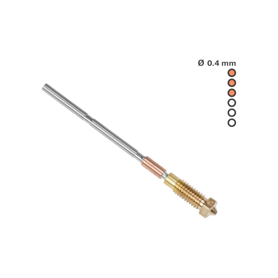 [2329] CHT-dyse i messing 0,4 mm til Prusa