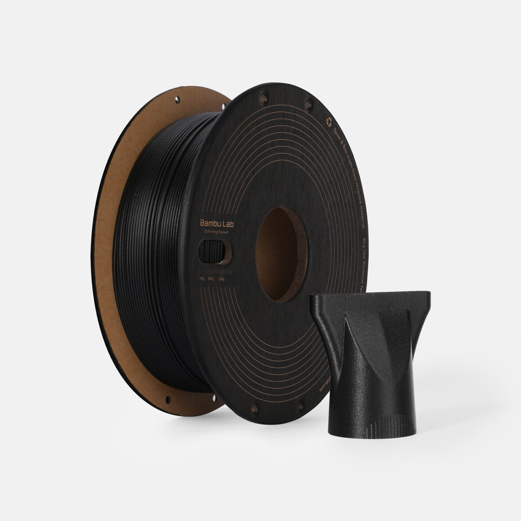 [N06-K0-1.75-750-SPL] Bambu Lab - PPA-CF - Black - 0,75 kg 