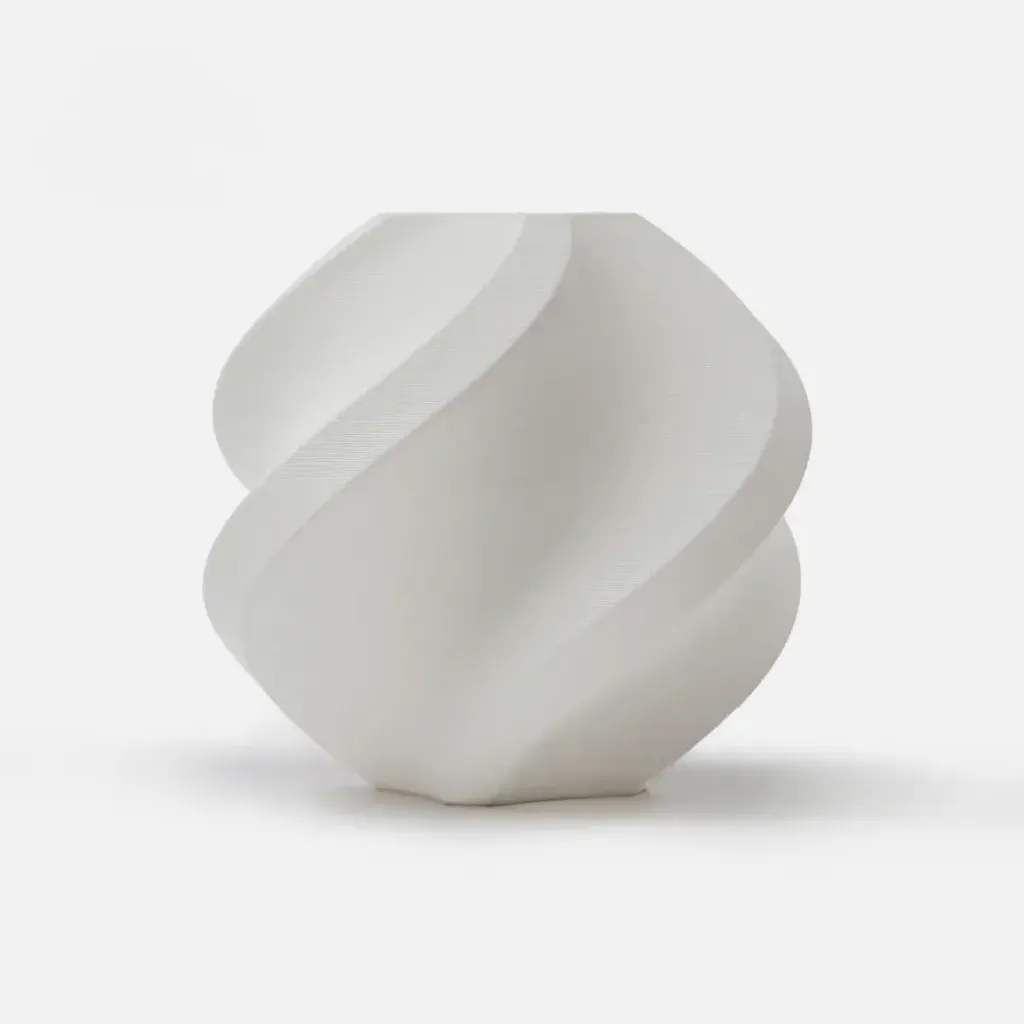 [A01-W2-1.75-1000-SPL] Bambu lab - PLA Matte - 1kg (Med spole, Ivory White (11100))