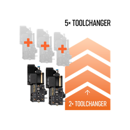 Original Prusa XL: 2 til 5 hoveder (upgrade)